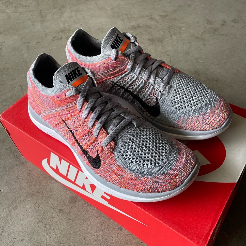 Nike Free 4.0 Flyknit Lightweight Running/Training Sneakers Size 7.5 Womens - Picture 4 of 6